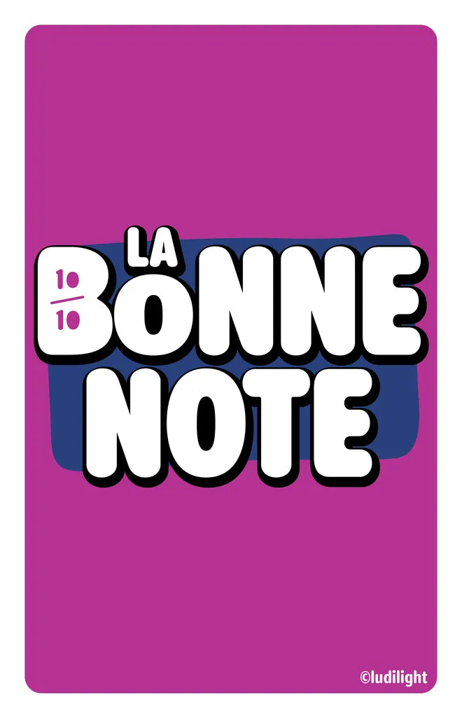 Dos d'une carte Note