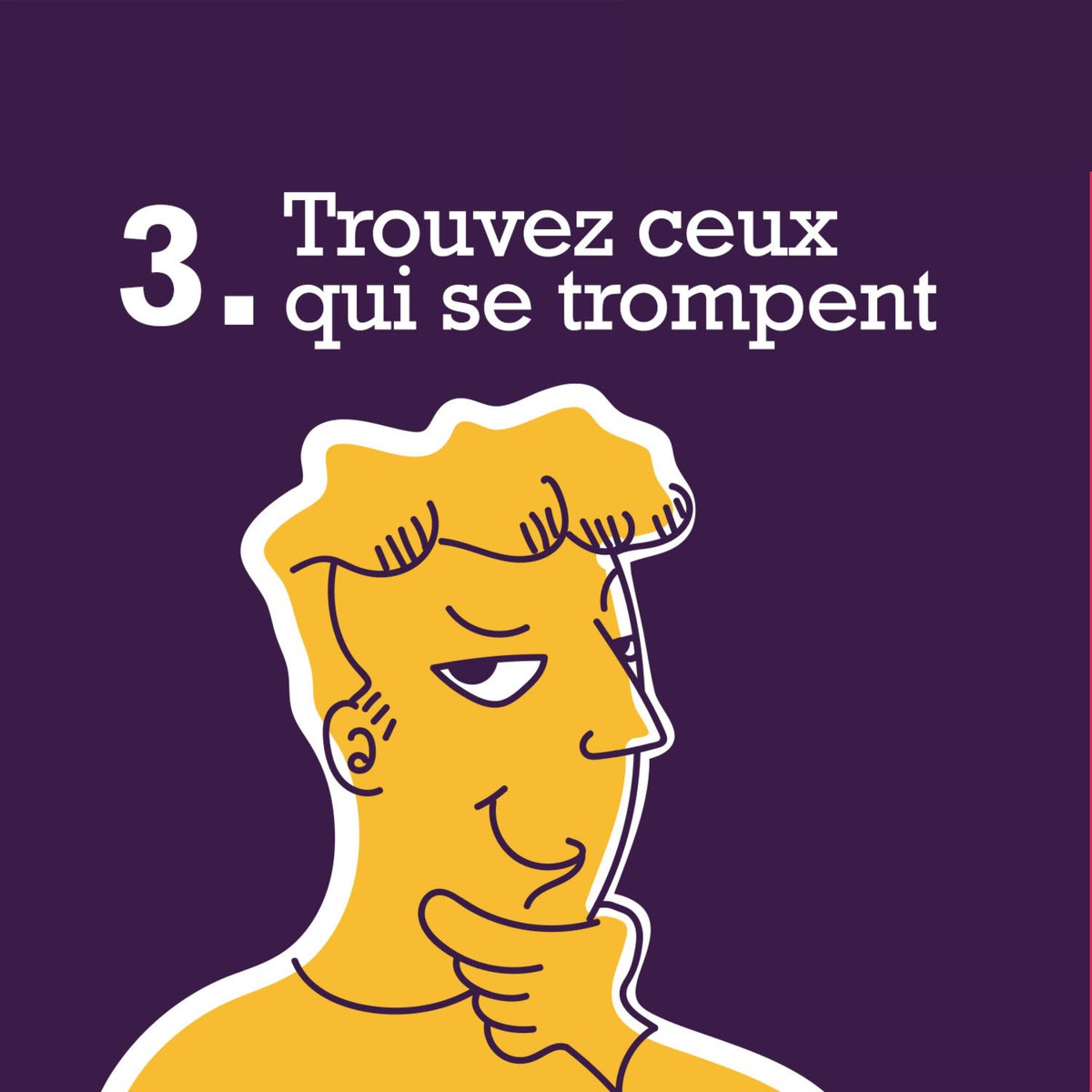 Ne désignez pas ceux qui connaissent la réponse 😉